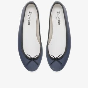 Repetto Women's Cendrillon Ballet Flats - rubber sole in Anthracite Grey 39.5